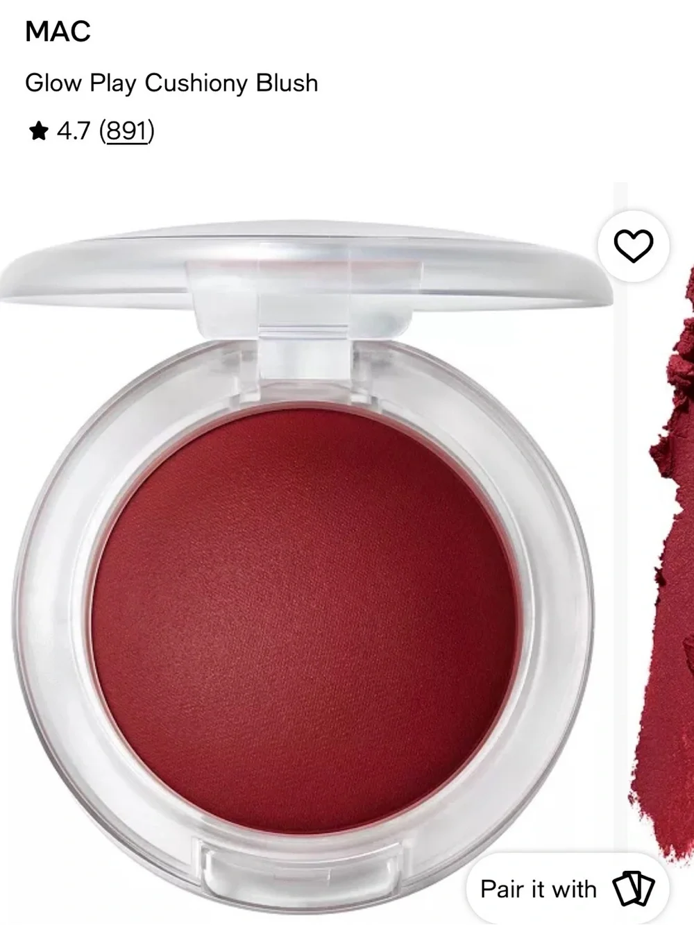 MAC Cosmetics Cream Blush - Big Diva Energy
